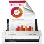 Brother ADS-1300 Compact Desktop Scanner | Scan Speeds of Up to 30ppm | Single Pass Double-Sided Scanning