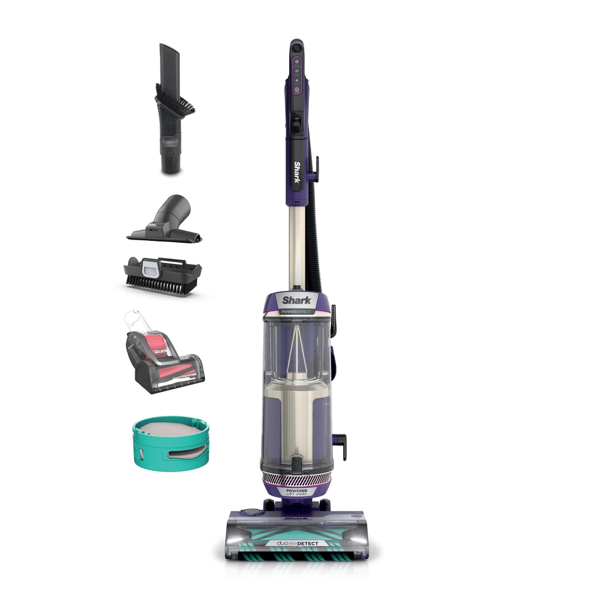 Shark® PowerDetect® Transformer™ Upright Vacuum, Midnight Steel, LX5002