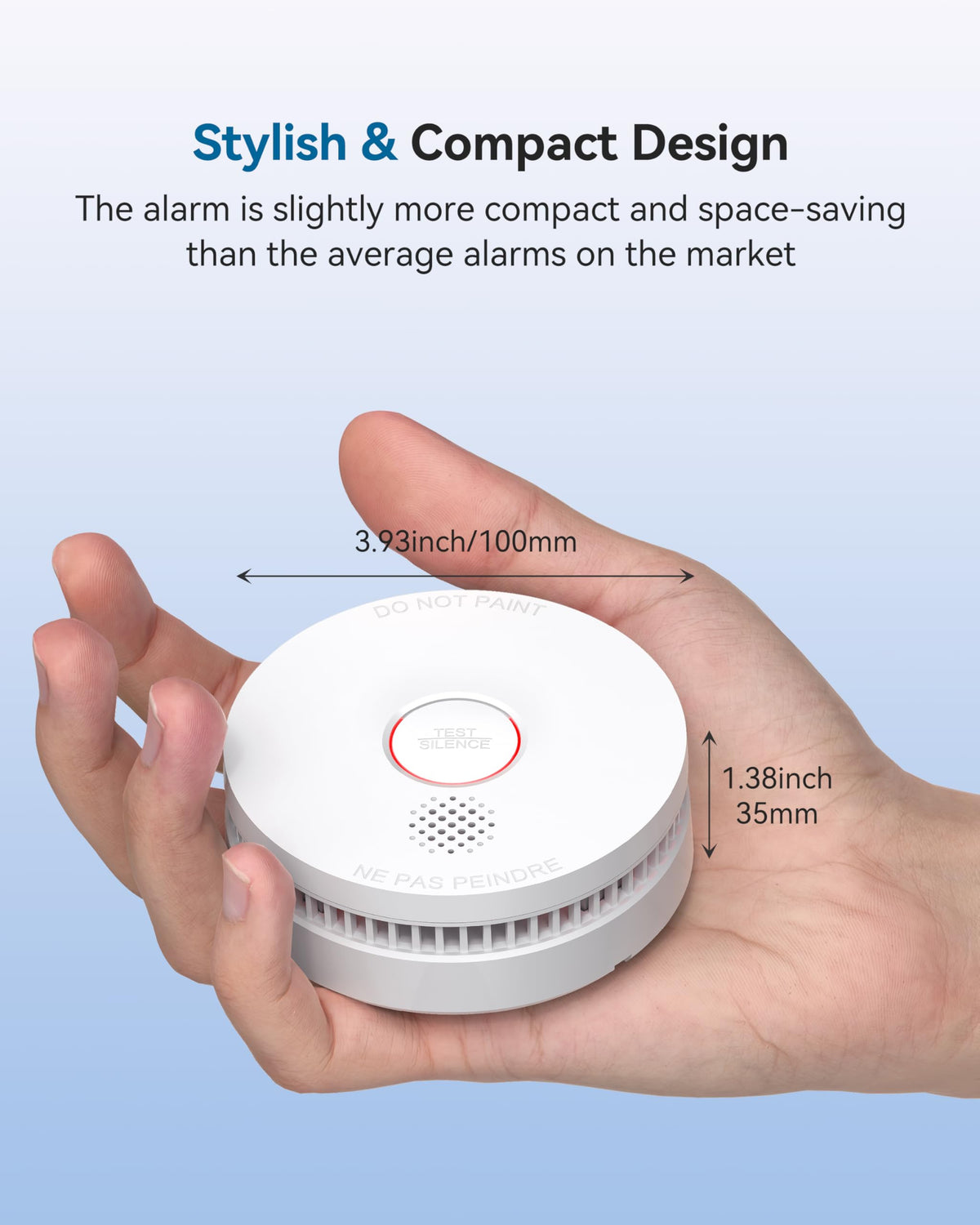 SITERWELL 10 Pack Smoke Detector, 10 Year Product Life Fire Alarm