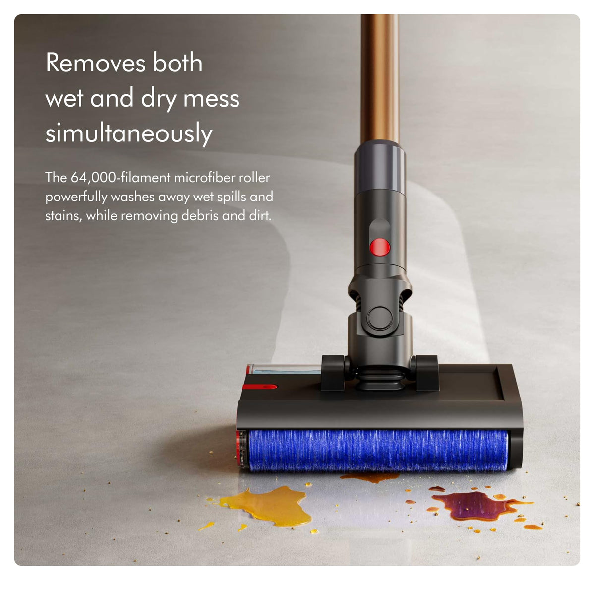 Dyson PencilWashᵀᴹ Cordless Wet Cleaner for Hard Floors - Ultra Slim and maneuverable, Cleans Wet and Dry Messes, 30 Minutes Run time