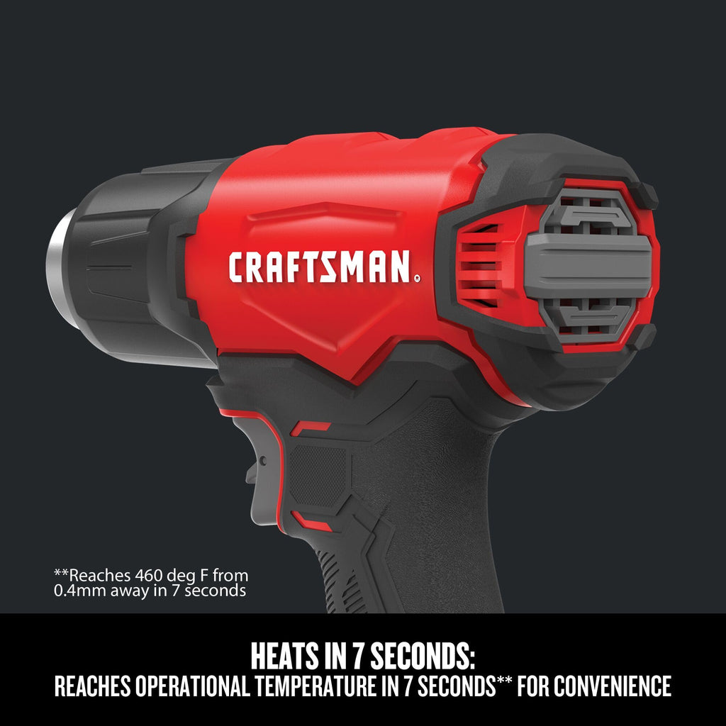 CRAFTSMAN V20 Cordless Heat Gun, Up to 950 Degrees, Portable Heat Gun, Tool Only (CMCE530B)