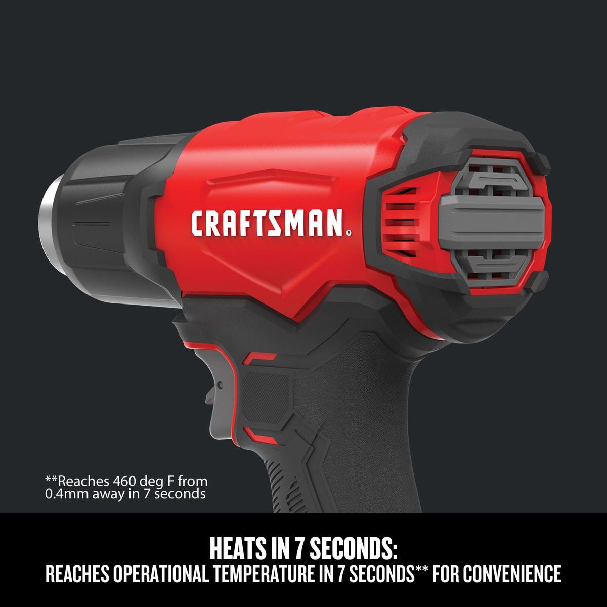 CRAFTSMAN V20 Cordless Heat Gun, Up to 950 Degrees, Portable Heat Gun, Tool Only (CMCE530B)