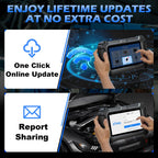 XTOOL Car Scanner D5 OBD2 Scanner ABS SRS Check Engine Code Reader 10 Reset