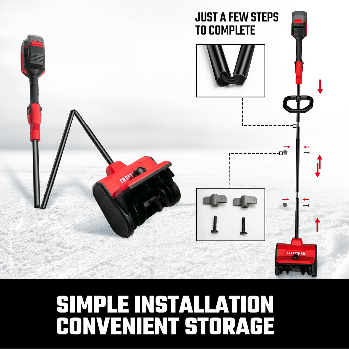 CRAFTSMAN 20V 10-Inch Cordless Snow Shovel Bare Tool