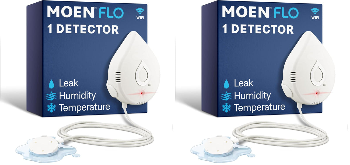 Moen Flo Detector, WiFi Enabled Water & Moisture Sensors, 3 pcs, 920-005