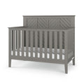 Child Craft Atwood 4-in-1 Convertible Baby Crib, Wooden Nursery Furniture Converts to Daybed, Toddler Bed and Full-Size Bed, 3 Mattress Height Adjustments, Non-Toxic Baby Safe Finish, Matte White