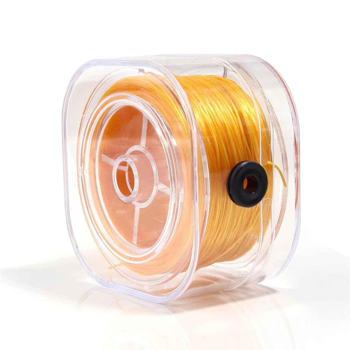 Elastic String for Bracelets 0.8mm Strong Beading Cord Colorful Flat Rope Thread DIY Jewelry Making 90M per Roll(Pink)