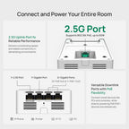 Omada 7 Pro Wall, BE11000 Wireless Access Point, Paintable(EAP775-Wall)