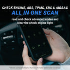 BlueDriver OBD2 Scanner Bluetooth, No Subscription, ABS SRS TPMS