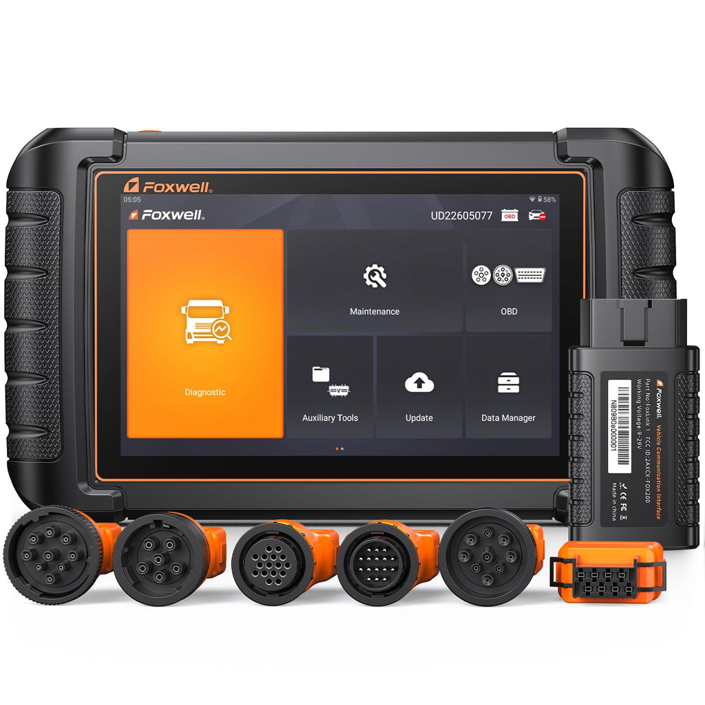 FOXWELL HD809 Heavy Duty Truck Scanner with 40+ Resets, Bidirectional