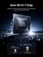Tenda ME6 Pro BE5100 WiFi 7 Mesh System, 3-Pack, Whole Home WiFi Router Kit