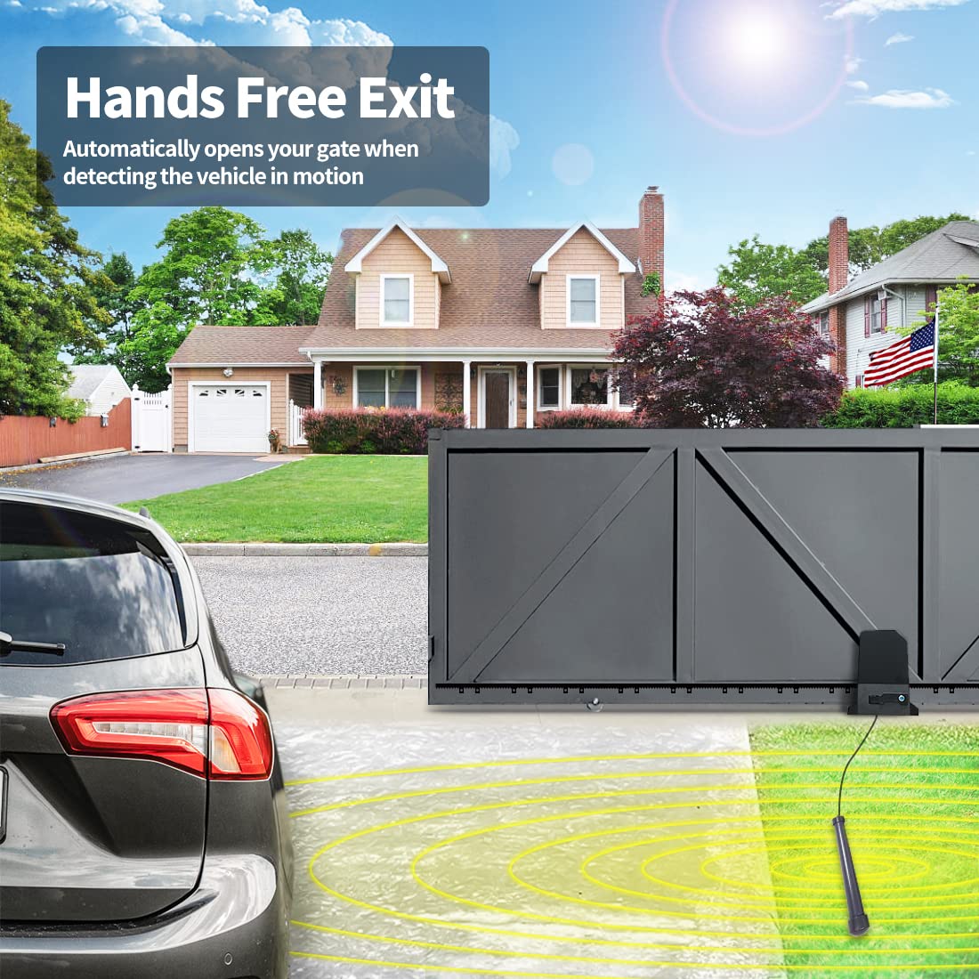 TOPENS TEW3 Vehicle Sensor Exit Wand
