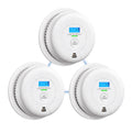 X-Sense Interconnected Smoke and CO Detector Combo, SC01-W, 3-Pack