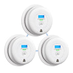 X-Sense Interconnected Smoke and CO Detector Combo, SC01-W, 3-Pack