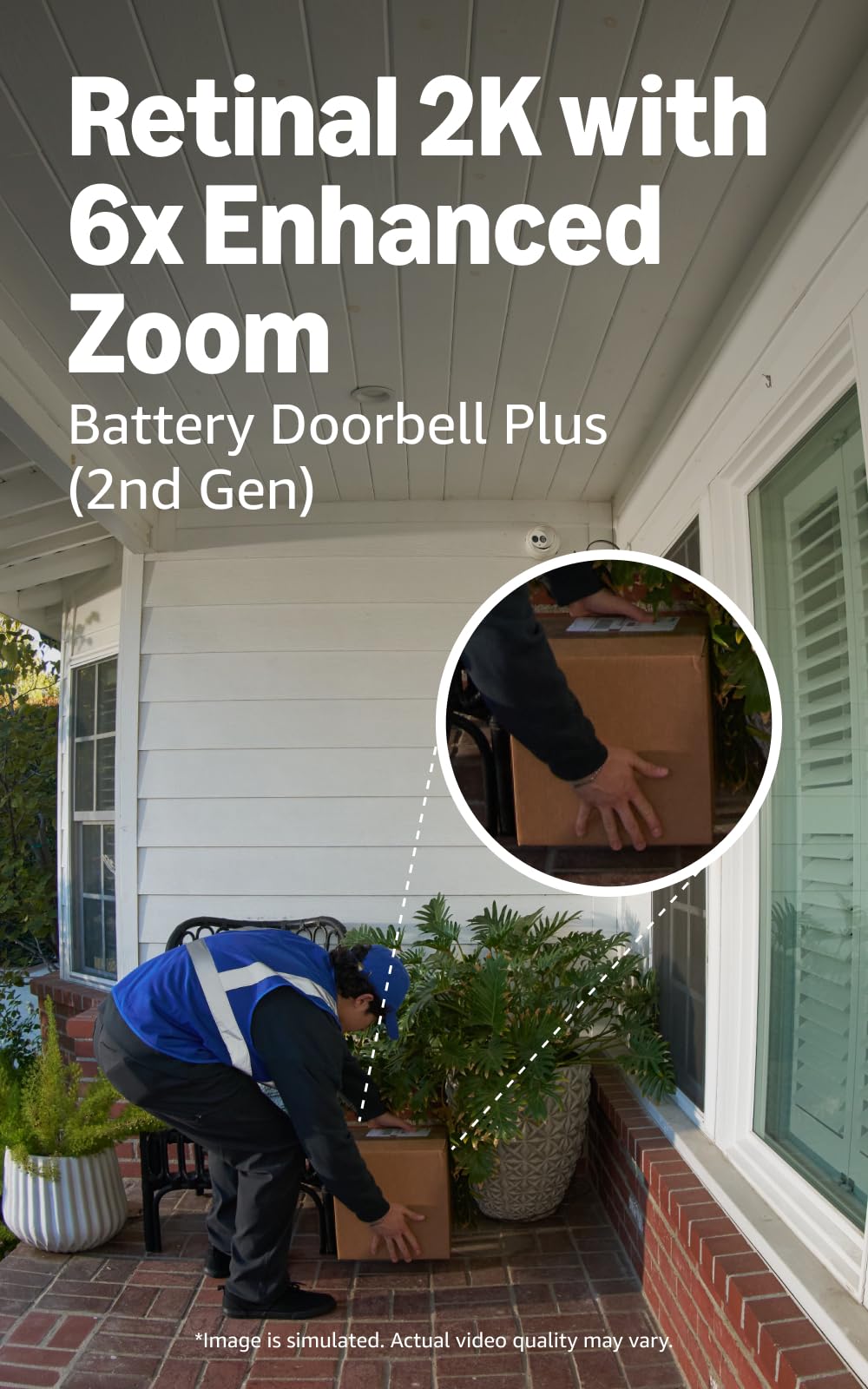 Ring Battery Doorbell Plus (newest model), Nickel Silver with Window & Door Sensor 4-Pack and Motion Detector