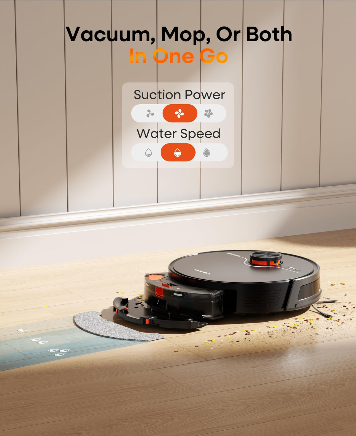 Uninell Robot Vacuum and Mop 7000Pa LiDAR Self-Empty Station