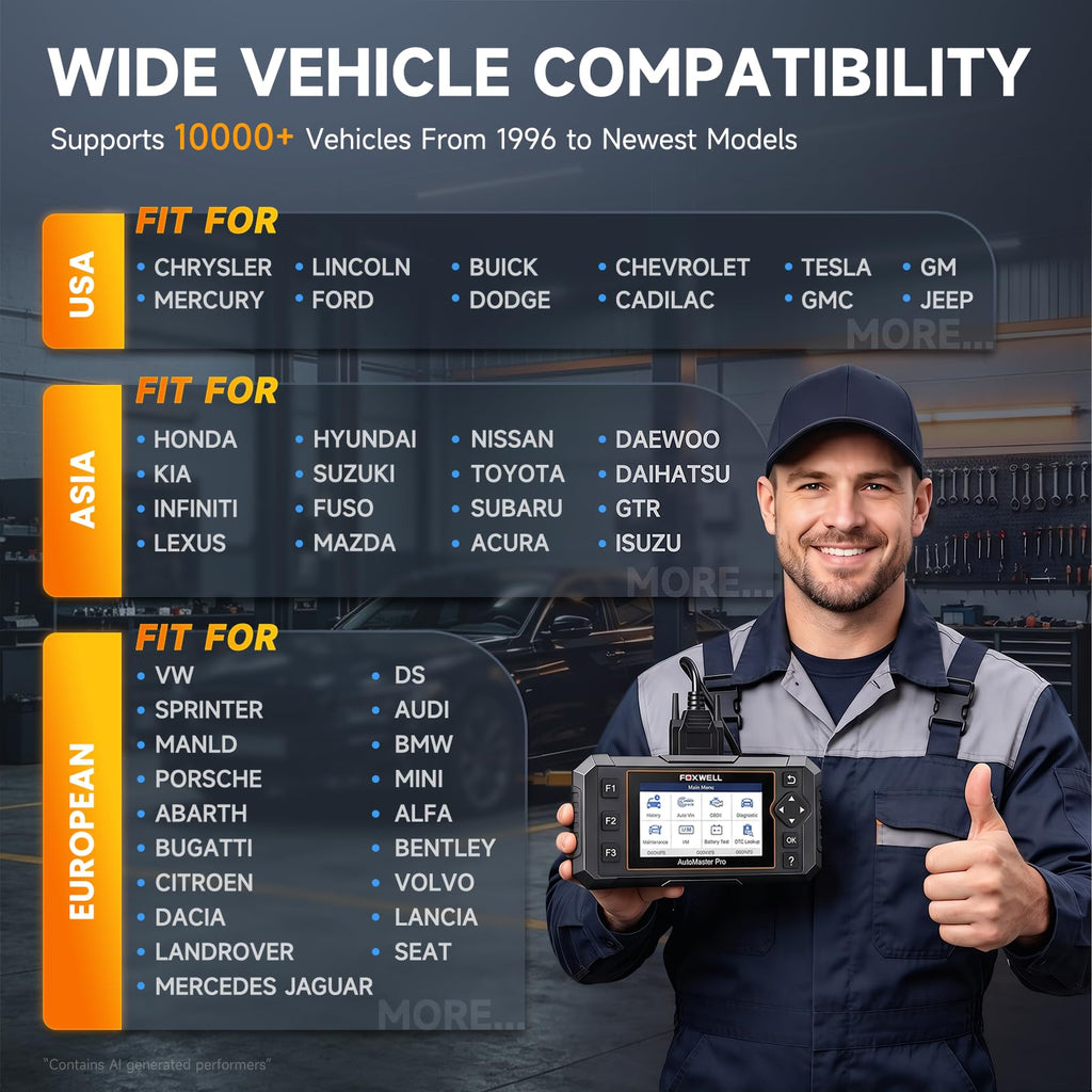 2026 FOXWELL NT624 Elite OBD2 Scanner Upgraded from NT614 Elite & NT604 Elite Code Reader, All-System OBD2 Scan Tool, 8 Advanced Reset Functions, AutoVIN, Live Data, Lifetime WiFi Free Updates