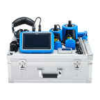 VEVOR Pipe Water Leak Detector with 4 Sensors, 1Hz-10000Hz, 7" Touchscreen Underground Plumbing Leakage Detection Locator with 3 Listening Rods, Headphones, 8GB Card & Carry Case for Indoors Outdoors