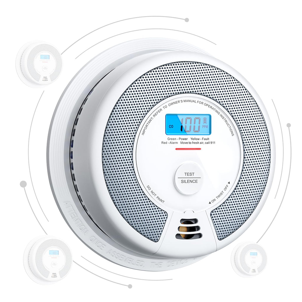 X-Sense Wireless Combination Smoke and CO Detector, XP0H-WN, 3-Pack