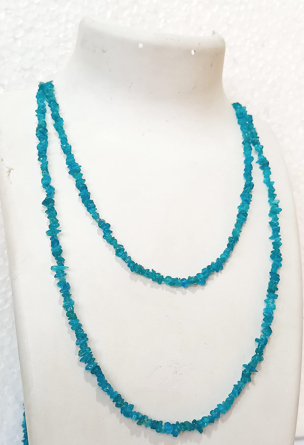 34" Natural Emerald Chip Beads Strand -Pack of 20, Gravel Uncut/ Freeform Shape, 200 Ct, Nuggets for Beading- Jewelry Making, Art & Craft, Wholesale