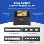 ClearClick QuickConvert 2.0 Photo, Slide, and Negative Scanner - Scan 4x6 Photos & 35mm, 110, 126 Film - No Computer Required - 22 MegaPixels