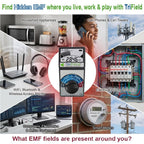 TF2 EMF Pollution Meter – 3-in-1 Magnetic, Electric & RF Field Detection