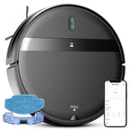 Kilgone Robot Vacuum and Mop Combo, App/Alexa Control, Smart Robot Vacuum Cleaner, Ultra-Thin, Automatic Recharge Robotic Vacuum Cleaner for Pet Hair/Carpet/Hard Floor