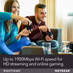 NETGEAR Nighthawk Cable Modem WiFi Router Combo with Voice C7100V (Renewed)