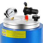 Wax Injector Vacuum Casting Machine 2.2L, 350W Round Barrel Mold 86-230°F with Double Nozzle Vacuum for Jewelry Wax Injection Beading Making Kit