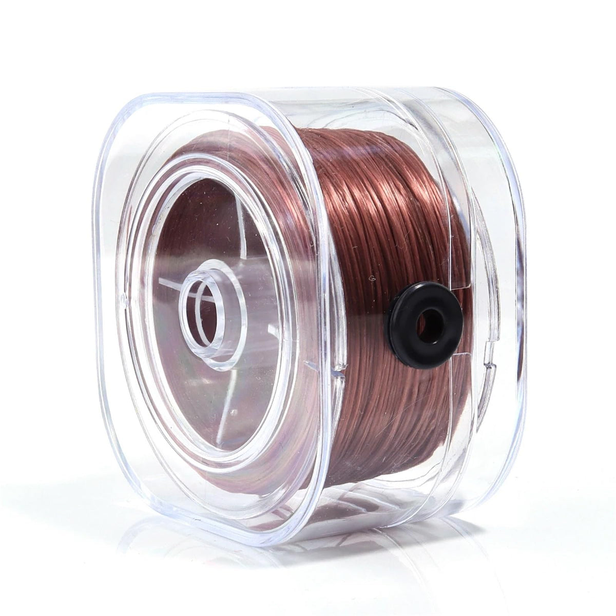 Elastic String for Bracelets 0.8mm Strong Beading Cord Colorful Flat Rope Thread DIY Jewelry Making 90M per Roll(Pink)