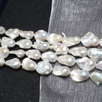 QSLLER Irregular Natural Freshwater Cultured Pearl Beads Baroque Pearl Beads for Jewelry Making Neckalce Craft DIY