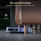 Robot Vacuum and Mop, Strong Suction, App Control, Pet Hair, Self-Charging