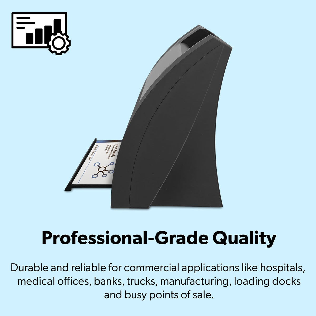 Ambir nScan 690gt-AS High-Speed Vertical Card Scanner for Windows PC and MAC