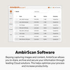Ambir nScan 690gt-AS High-Speed Vertical Card Scanner for Windows PC and MAC