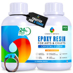 Craft Resin Crystal Clear Epoxy Resin Kit, Low Odor, UV Resistant, 2 Gallon