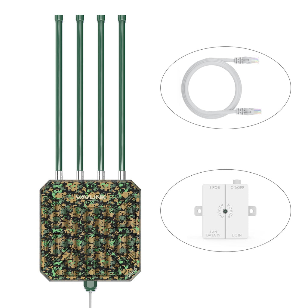 2026 WAVLINK AX3000 Outdoor WiFi 6 Extender, Outdoor WiFi Repeater