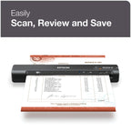 Epson Workforce ES-60W Wireless Compact Mobile Document Scanner