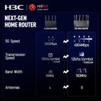 H3C AX5400 WiFi 6 Gaming Router for Wireless Internect (NX30), Home Use