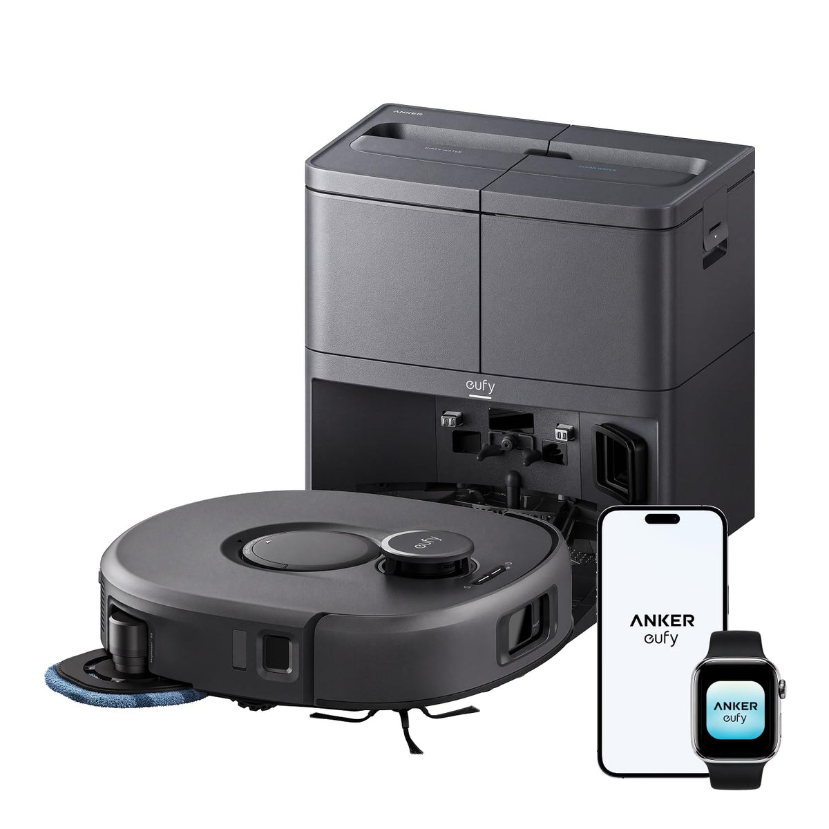eufy C30 Robot Vacuum and Mop for Pet Hair, 35,000 Pa Flagship Suction