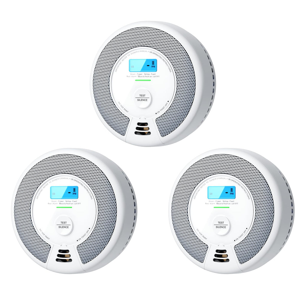 X-Sense Smoke Detector Carbon Monoxide Detector Combo, SC07, 5-Pack