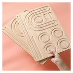 Beadboard Wooden Flocked Beading Tray