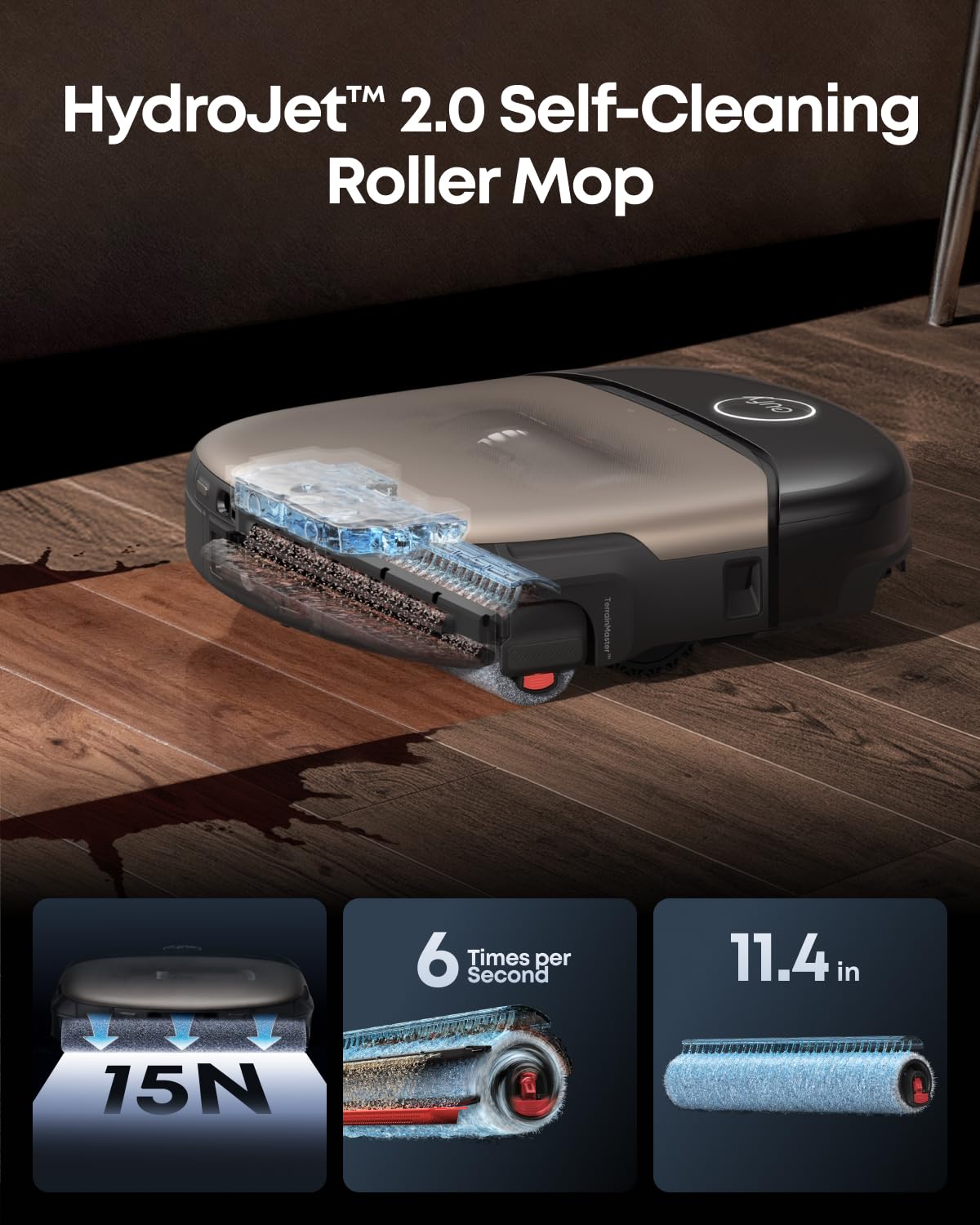 eufy Omni S2 Robot Vacuum and Mop Combo, 30,000 Pa, 99.99% Germ Removal