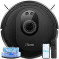 Tikom Robot Vacuum and Mop Combo, 5000Pa Robotic Vacuum Cleaner, 150 Min Max, App & Remote Control, Ideal for Hard Floor, Carpet, Pet Hair, Self-Charge(G8000 Max)