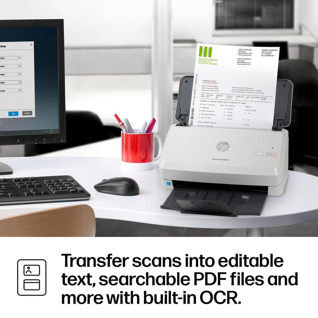 HP ScanJet Pro 3000 s4 Document Scanner | Duplex | ADF