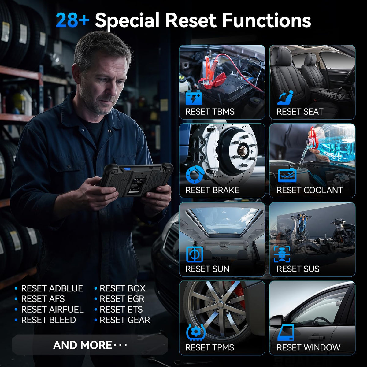 MUCAR 783BT Bidirectional Full System OBD2 Scanner Diagnostic Tool