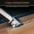 uwant Wet Dry Vacuum Cleaner 180°Lay-Flat Push-in Vacuum Mop All in One with 18000Pa Suction Auto Self-Cleaning Anti Odor Stick Dual-Edge Vacuum Cleaner Set of 1 for Hard Floor/Carpet D100