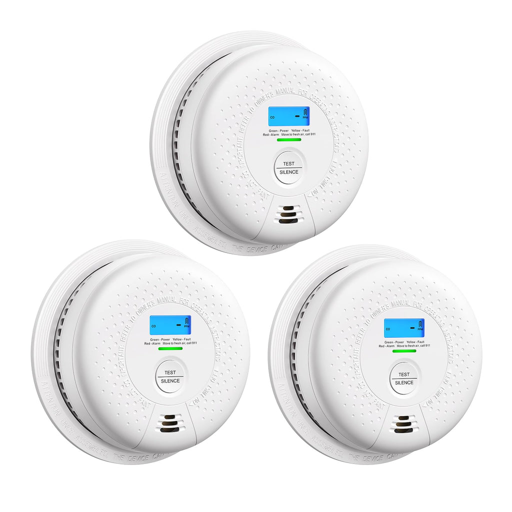 X-Sense Smoke Detector and Carbon Monoxide Detector, SC01, 5-Pack