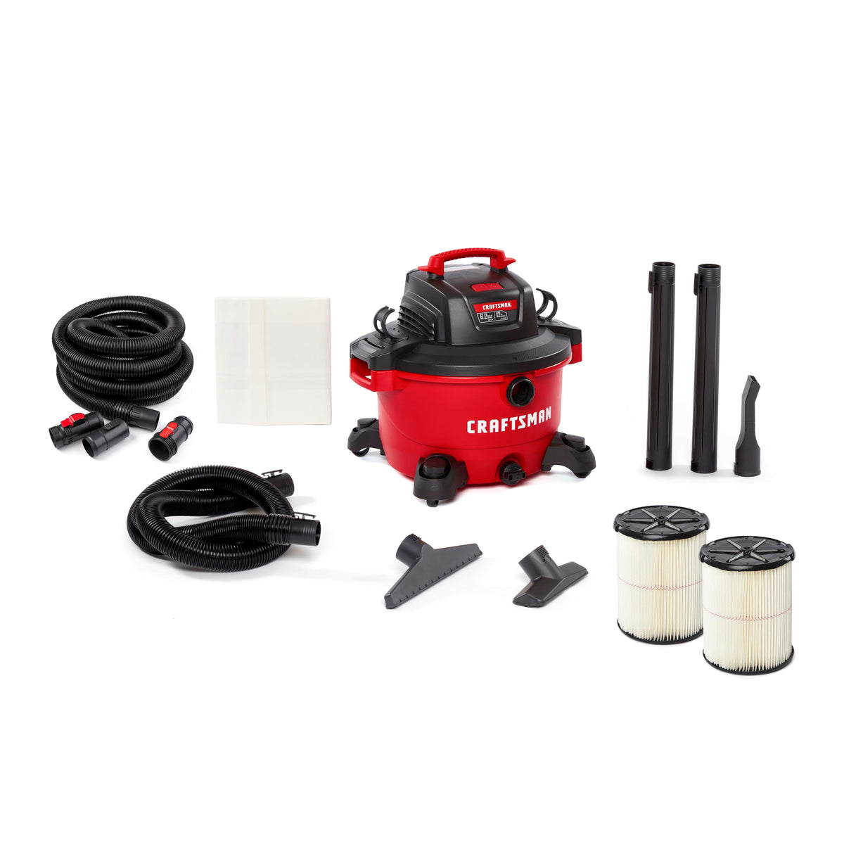 CRAFTSMAN CMXEVBE18695 16 Gallon 6.5 Peak HP Wet Dry Shop Vacuum