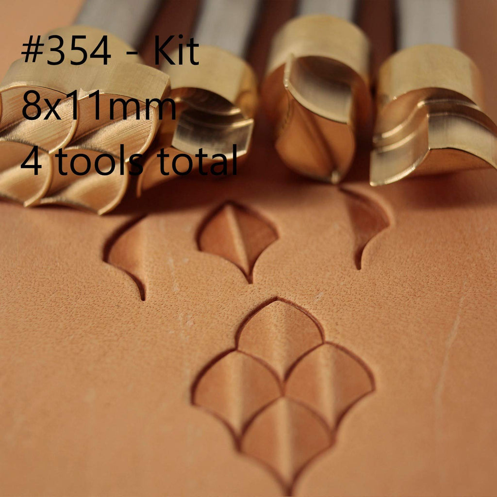 DandS ltd Leather Stamp Tool, Steel, Compatible with Mallet #354 Set