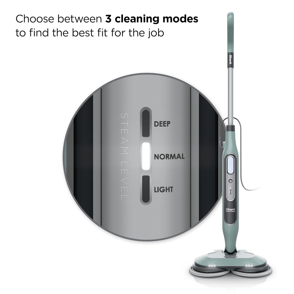 Shark Steam & Scrub Steam Mop, All-in-One Hard Floor Cleaner, Grey, S8001